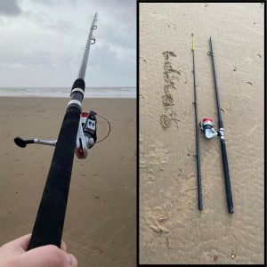 1 x 12FT BeachCaster MAX Sea Fishing Rod + 1 x Silk 70 SEA Reel COMBO
