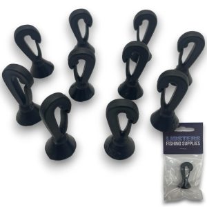 10 x LFS 30g Back lead weights Secure Clip Carp Coarse Fishing Black Sinkers 30g